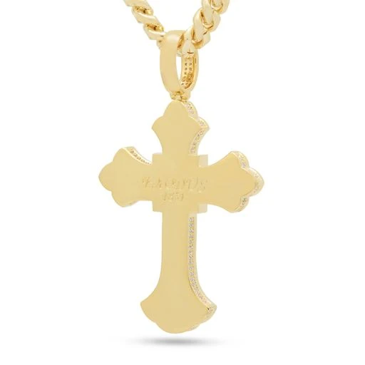 Fleur De Lis Cross Necklace 3 Fleur De Lis Cross Necklace - Image 3