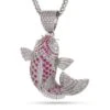 Gin Rin Kohaku Koi Fish Necklace
