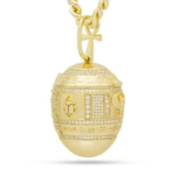 Golden Stash Egg Of The Pharaoh Necklace 10 Golden Stash Egg Of The Pharaoh Necklace -King Ice golden stash egg of the pharaoh necklace 14k gold 3 1 king ice 30535938867375
