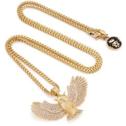 Great Horned Owl Necklace 5 Great Horned Owl Necklace -King Ice great horned owl necklace 14k gold 1 2 king ice 30552622661807