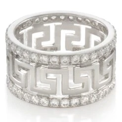 Greek Key Ring -King Ice greek key ring king ice 30533234589871