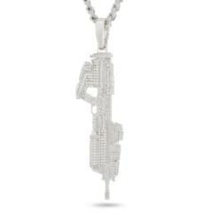 Halo X King Ice - MA5C Assault Rifle Necklace -King Ice halo x king ice assault rifle king ice 35460038951087