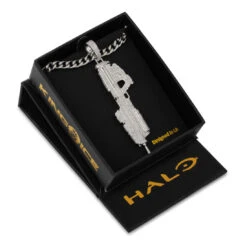 Halo X King Ice - MA5C Assault Rifle Necklace -King Ice halo x king ice assault rifle king ice 35460039114927