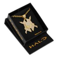 Halo X King Ice - Legendary Emblem Necklace -King Ice halo x king ice legendary emblem king ice 35459929407663