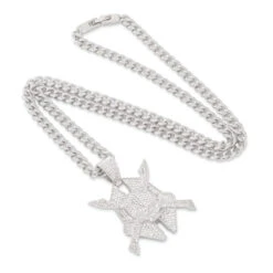 Halo X King Ice - Legendary Emblem Necklace -King Ice halo x king ice legendary emblem king ice 35459929538735