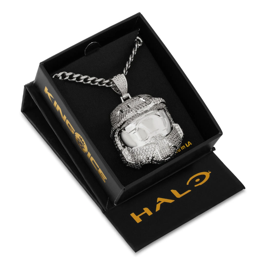 Halo X King Ice - Master Chief Helmet II Necklace 8 Halo X King Ice - Master Chief Helmet II Necklace - Image 8