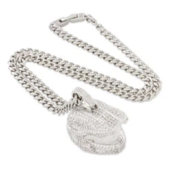 Halo X King Ice - Master Chief Helmet Necklace -King Ice halo x king ice master chief helmet necklace pre order king ice 31482329792687