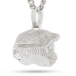 Halo X King Ice - Master Chief Helmet Necklace -King Ice halo x king ice master chief helmet necklace pre order king ice 31482363379887