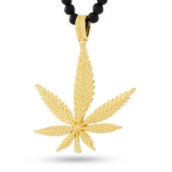 High Rise Cannabis Leaf Necklace 20 High Rise Cannabis Leaf Necklace -King Ice high rise cannabis leaf necklace king ice 34601536422063