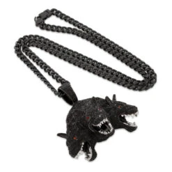 Hound Of Hades Necklace -King Ice hound of hades necklace 2 3 black gold king ice 36871015858351