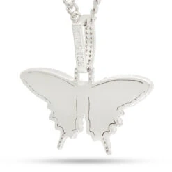 Iced Butterfly Necklace -King Ice iced butterfly necklace king ice 30923244372143