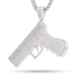 Iced Handgun Necklace -King Ice iced handgun necklace king ice 31983521530031