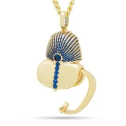 Iced King Tut Stash Necklace -King Ice iced king tut stash necklace 14k gold 2 1 king ice 14869738487862