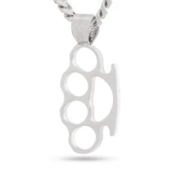 Iced Knuckle Dusters Necklace -King Ice iced knuckleduster necklace king ice 33556943536303