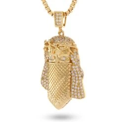 Iced Masked Jesus Necklace