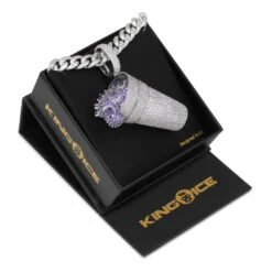 Iced Purple Drank Necklace 19 Iced Purple Drank Necklace -King Ice iced purple drank necklace king ice 30598358007983