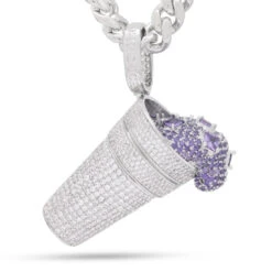 Iced Purple Drank Necklace 16 Iced Purple Drank Necklace -King Ice iced purple drank necklace king ice 30598387925167