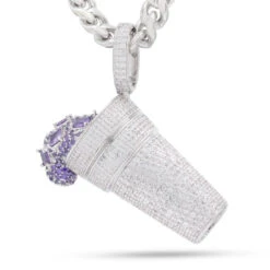 Iced Purple Drank Necklace 15 Iced Purple Drank Necklace -King Ice iced purple drank necklace white gold 2 3 king ice 30598325010607