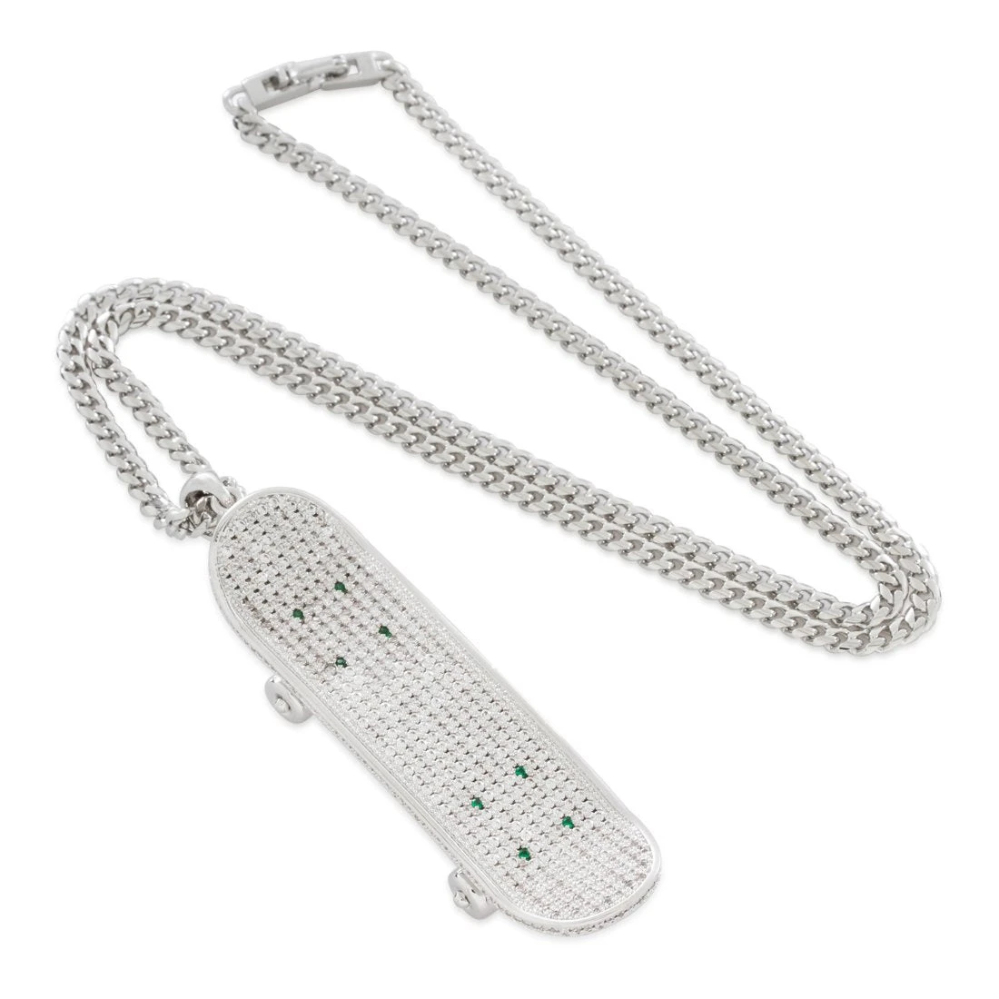 Iced Skateboard Necklace 6 Iced Skateboard Necklace - Image 6