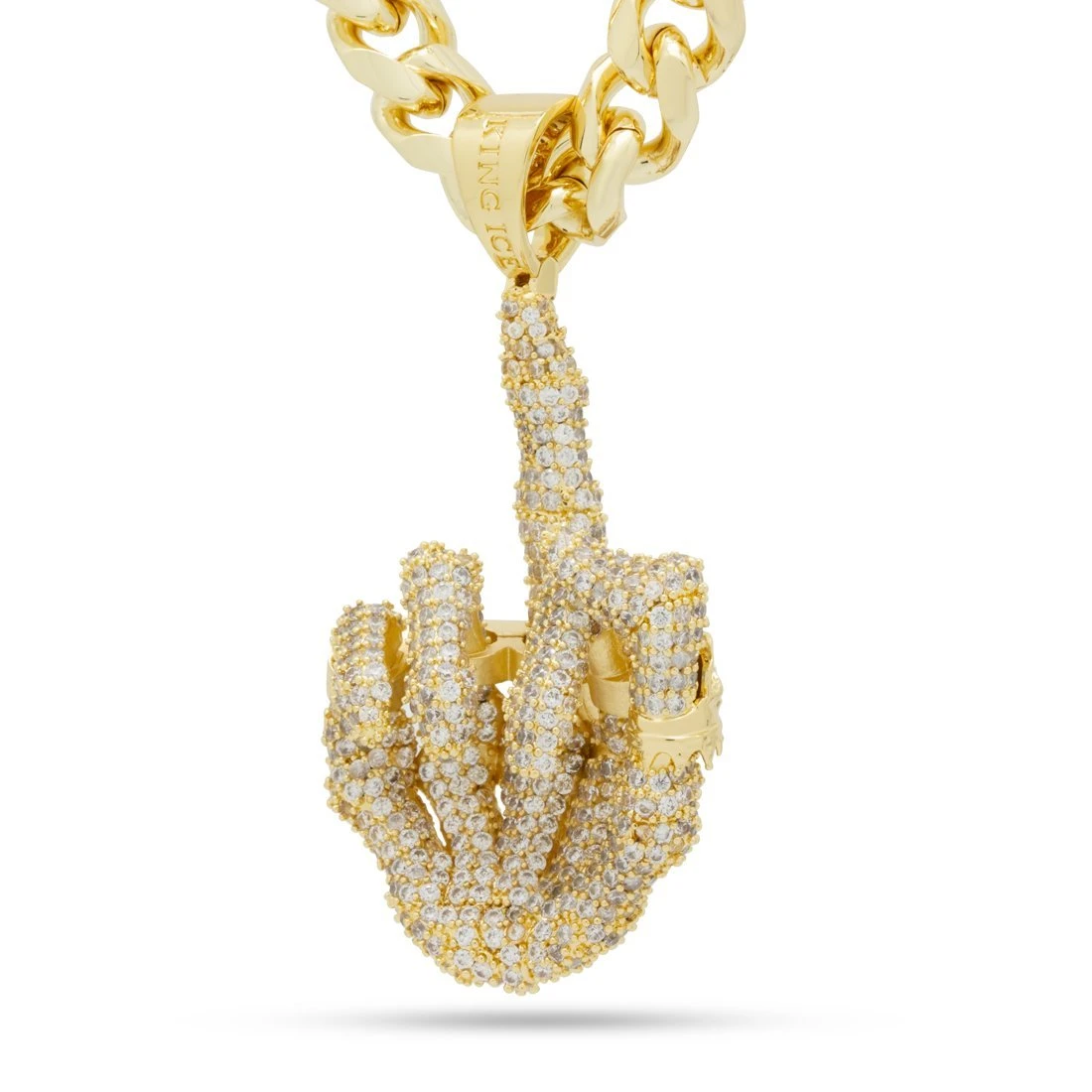 Iced Skeleton Flip Necklace 2 Iced Skeleton Flip Necklace - Image 2