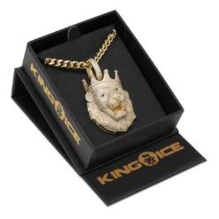 Icy Royal Lion Necklace 19 Icy Royal Lion Necklace -King Ice icy royal lion necklace king ice 30584356372655