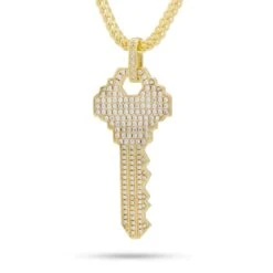 Key To Love Necklace Set 10 Key To Love Necklace Set -King Ice key to love necklace set 14k gold 2 1 king ice 14886371721270
