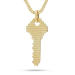 Key To Love Necklace Set 11 Key To Love Necklace Set -King Ice key to love necklace set 14k gold 2 1 king ice 14886890340406