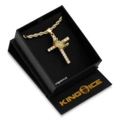 Kingdom Cross Necklace -King Ice kingdom cross necklace king ice 30589841244335