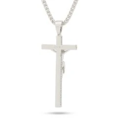 Latin Crucifix Necklace -King Ice latin crucifix necklace king ice 30543647867055