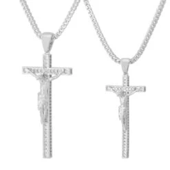 Latin Crucifix Necklace -King Ice latin crucifix necklace king ice 31577833996463