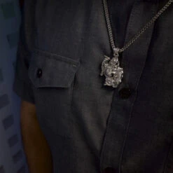 Laughing Buddha Necklace -King Ice laughing buddha necklace king ice 17501822713910