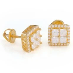 Layered Stud Earrings