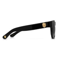 Mt. Olympus Loc Black Sunglasses -King Ice lion head shades with glossy black frame king ice 14876938928182