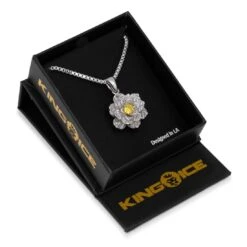 Lotus Of Rebirth Necklace 18 Lotus Of Rebirth Necklace -King Ice lotus of rebirth necklace king ice 30594062057647