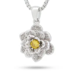 Lotus Of Rebirth Necklace 15 Lotus Of Rebirth Necklace -King Ice lotus of rebirth necklace white gold 1 3 king ice 30594060583087