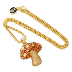 Mushroom Necklace 10 Mushroom Necklace -King Ice mushroom necklace king ice 36035999596719