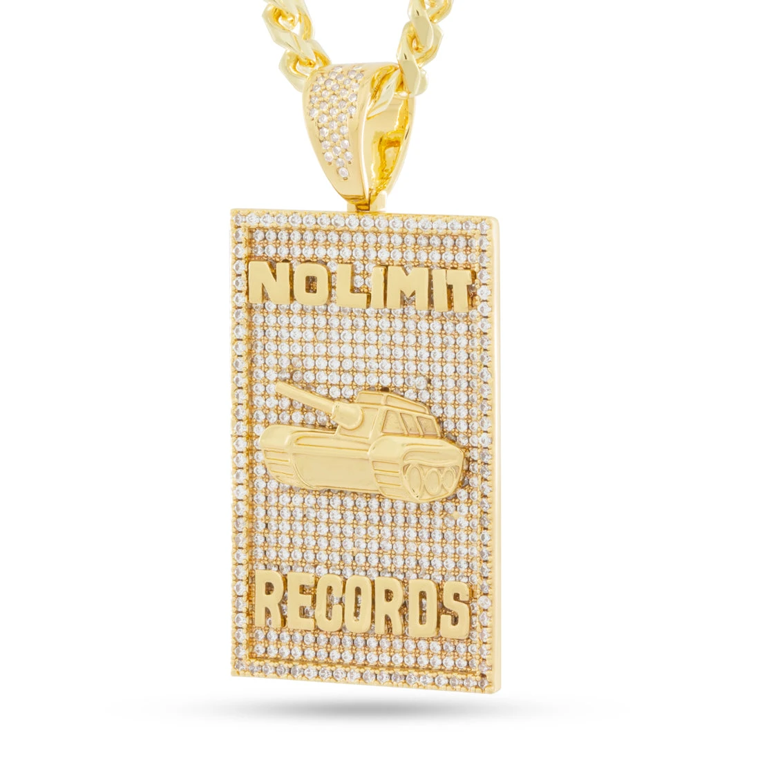 No Limit Records X King Ice - 98 Dynasty Dog Tag Necklace 1 No Limit Records X King Ice - 98 Dynasty Dog Tag Necklace