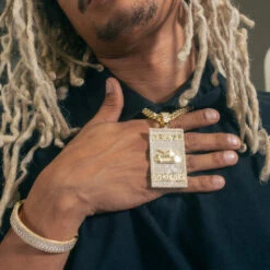 No Limit Records X King Ice - 98 Dynasty Dog Tag Necklace 24 No Limit Records X King Ice - 98 Dynasty Dog Tag Necklace -King Ice no limit records x king ice 98 dynasty dog tag necklace king ice 35117667877039