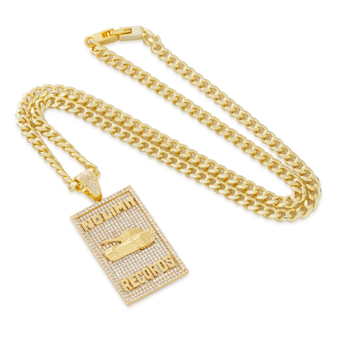 No Limit Records X King Ice - 98 Dynasty Dog Tag Necklace 3 No Limit Records X King Ice - 98 Dynasty Dog Tag Necklace - Image 3