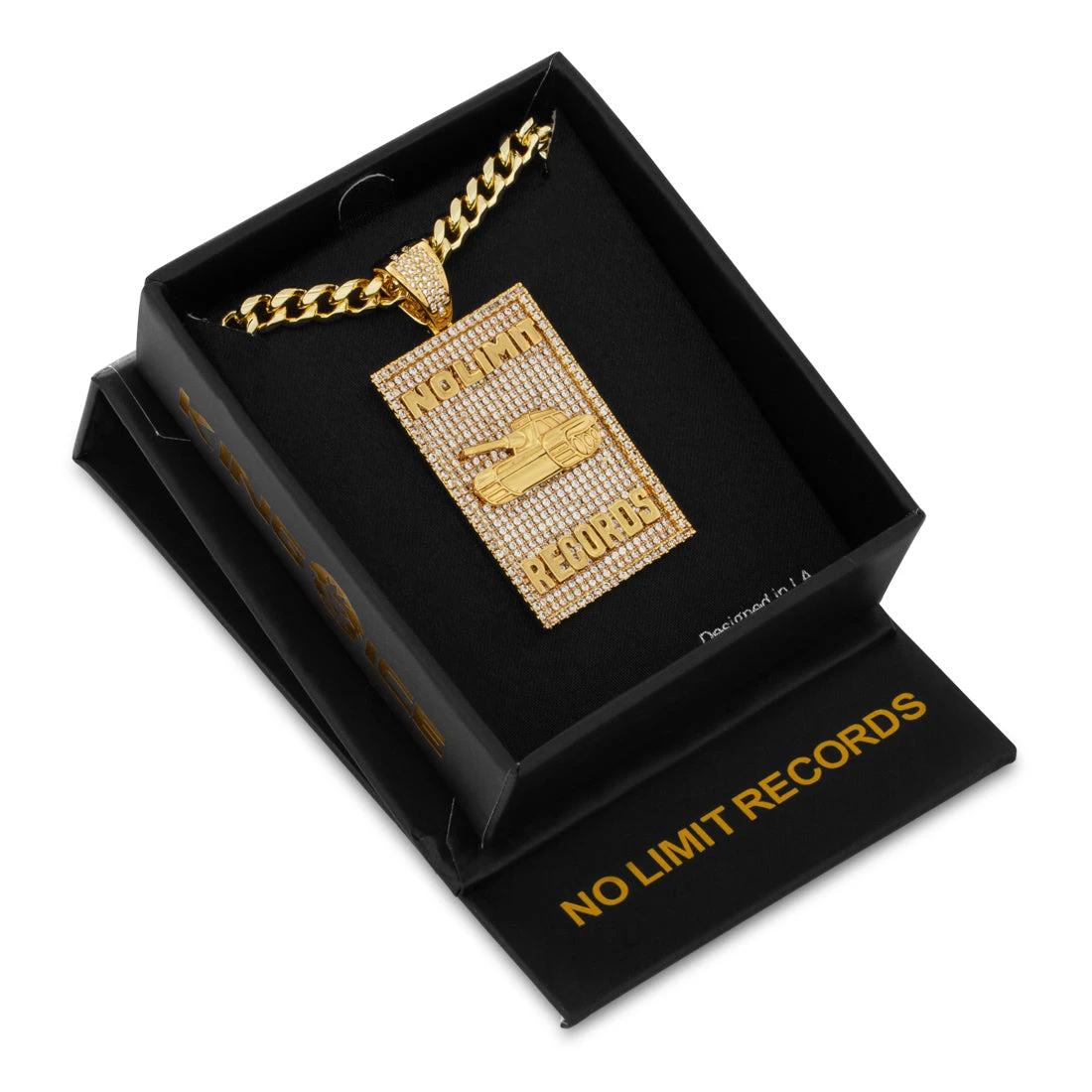 No Limit Records X King Ice - 98 Dynasty Dog Tag Necklace 4 No Limit Records X King Ice - 98 Dynasty Dog Tag Necklace - Image 4