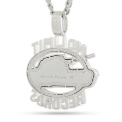 No Limit Records X King Ice - 98 Logo Necklace -King Ice no limit records x king ice 98 logo necklace king ice 35935225217199