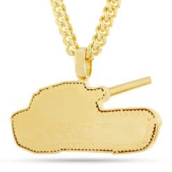 No Limit Records X King Ice - TRU Tank Necklace -King Ice no limit records x king ice no limit tru tank necklace king ice 34064212033711