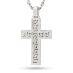 Notorious B.I.G. X King Ice - Biggie Crucifix Necklace -King Ice notorious b i g x king ice biggie crucifix necklace king ice 30561882931375