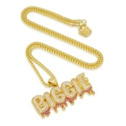 Notorious B.I.G. X King Ice - Biggie Drip Necklace -King Ice notorious b i g x king ice biggie drip necklace king ice 30562986623151