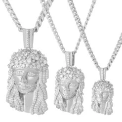 Notorious B.I.G. X King Ice - Biggie Jesus Necklace -King Ice notorious b i g x king ice biggie jesus necklace king ice 31577753977007