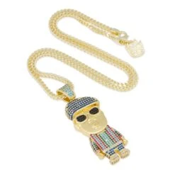 Notorious B.I.G. X King Ice - Biggie Sweater Necklace -King Ice notorious b i g x king ice biggie sweater necklace king ice 14877089562678