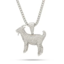 Notorious B.I.G. X King Ice - GOAT Necklace 16 Notorious B.I.G. X King Ice - GOAT Necklace -King Ice notorious b i g x king ice goat necklace white gold 1 2 king ice 30596906516655