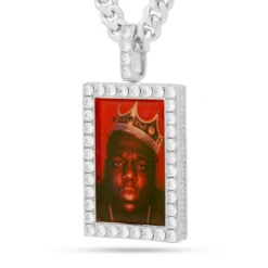 Notorious B.I.G. X King Ice - King Of New York Necklace -King Ice notorious b i g x king ice king of new york necklace white gold 3 1 king ice 14871162683446