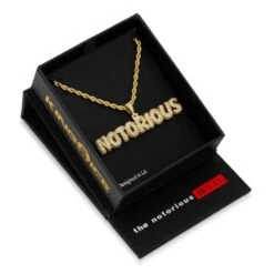Notorious B.I.G. X King Ice - Notorious Necklace -King Ice notorious b i g x king ice notorious necklace king ice 30546176573615