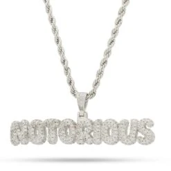 Notorious B.I.G. X King Ice - Notorious Necklace -King Ice notorious b i g x king ice notorious necklace white gold 0 7 king ice 30590766121135